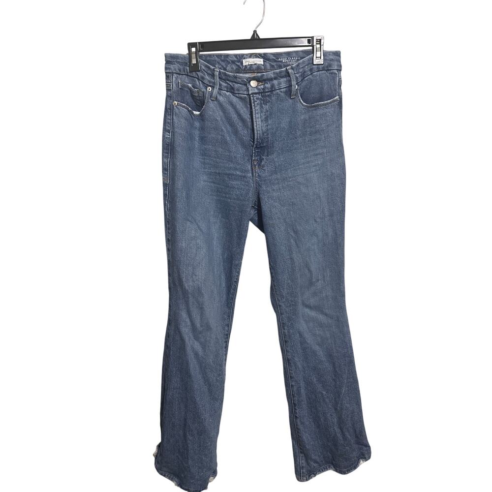 Good American Good Classic Boot Cut Jeans 10/30